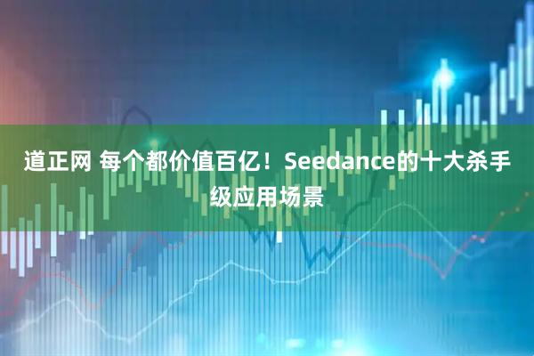 道正网 每个都价值百亿！Seedance的十大杀手级应用场景