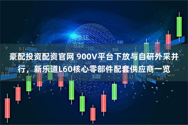 豪配投资配资官网 900V平台下放与自研外采并行，新乐道L60核心零部件配套供应商一览